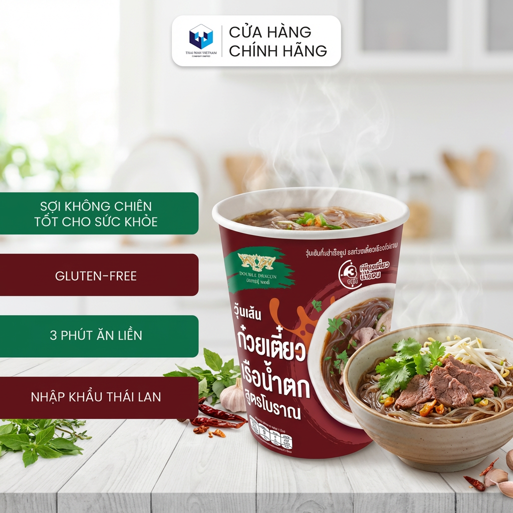 Miến ăn liền Song Long (vị Mì Thuyền Thái)