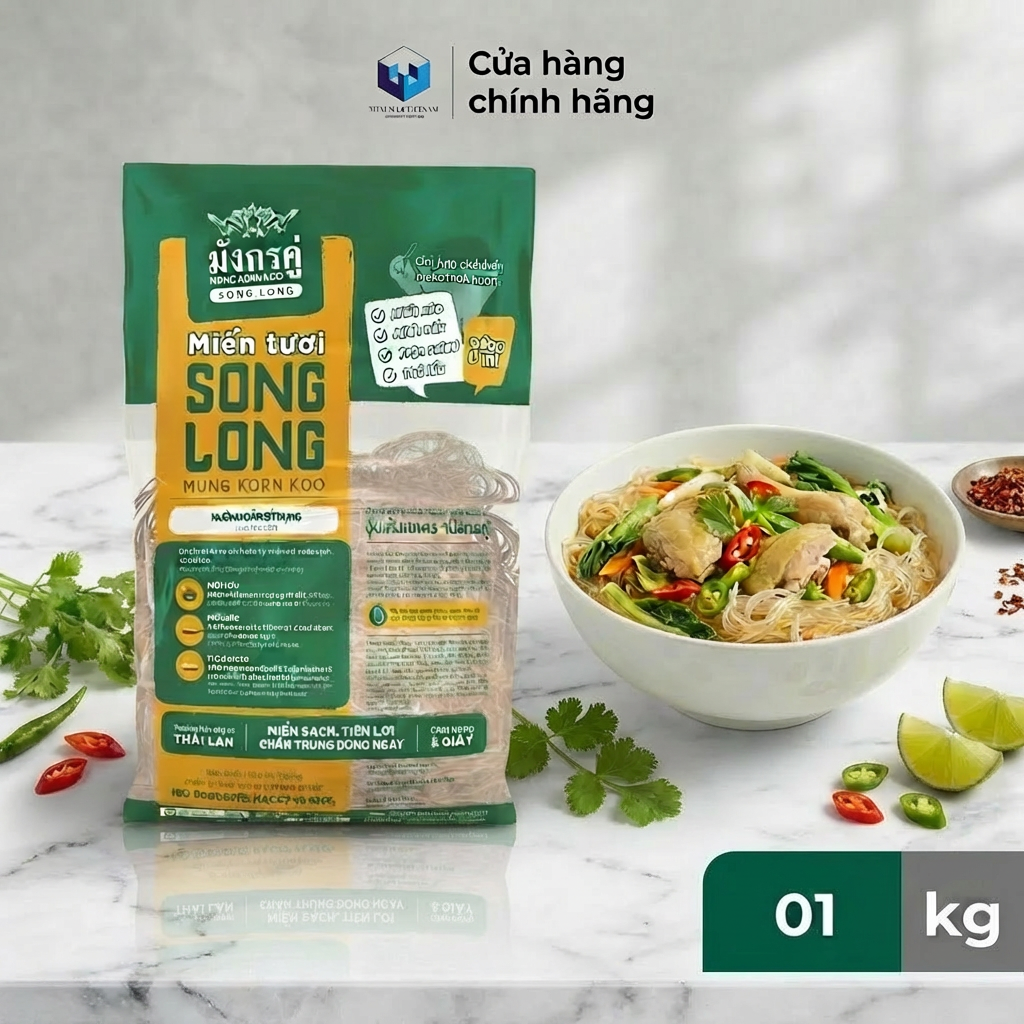 Miến Tươi Song Long 1 kg