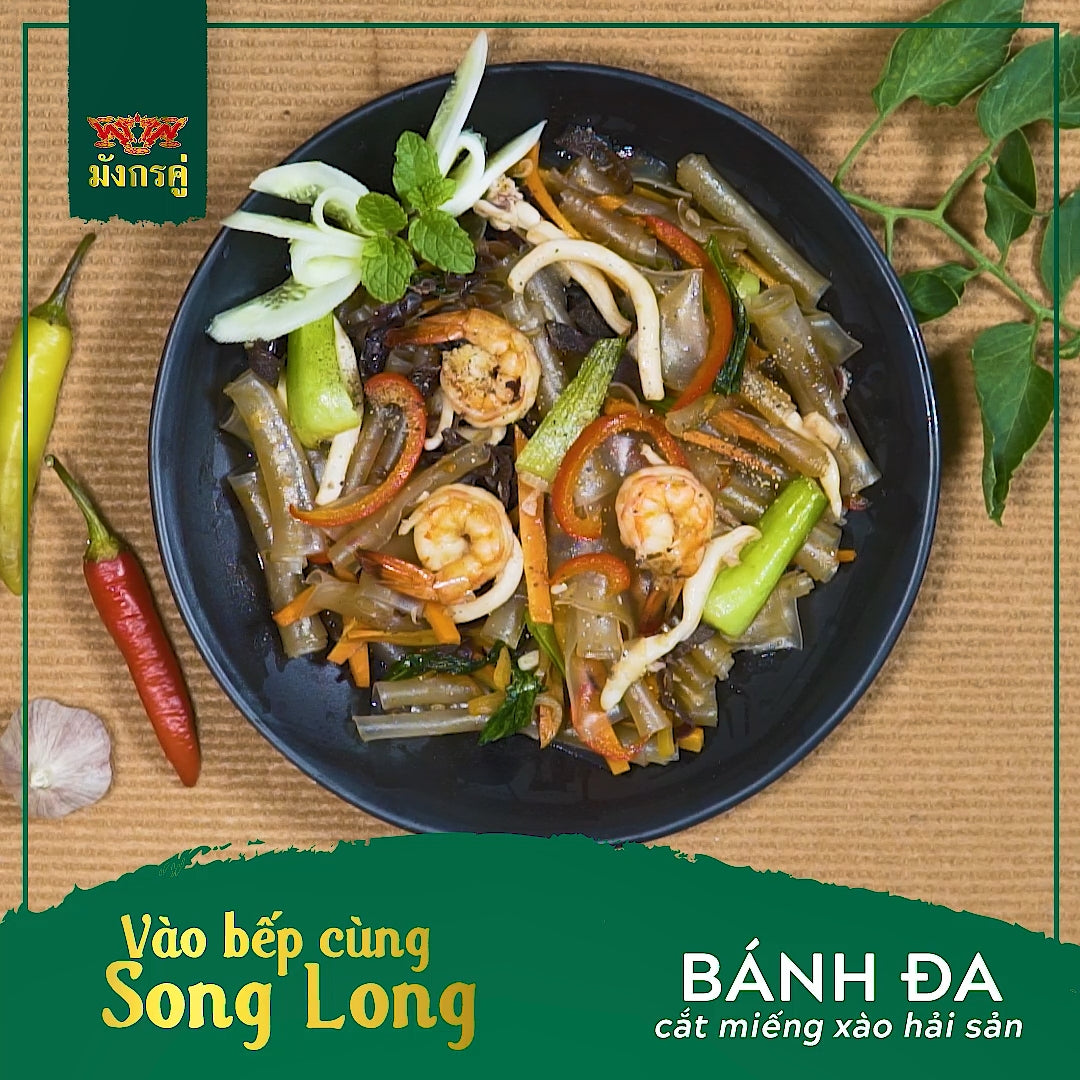 CÁCH LÀM BÁNH ĐA XÀO HẢI SẢN