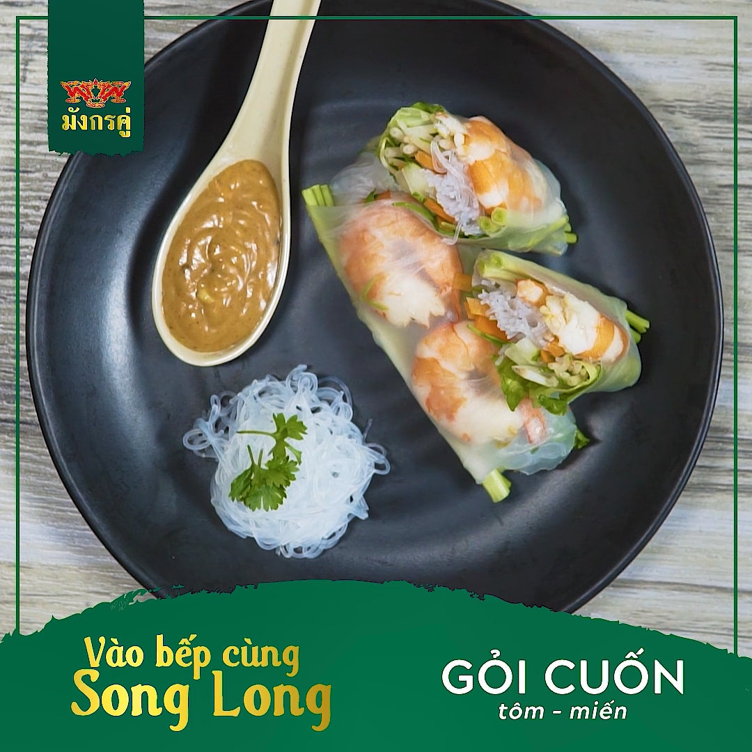 CÁCH LÀM GỎI CUỐN TÔM MIẾN