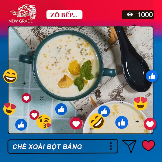 CÁCH LÀM CHÈ XOÀI BỘT BÁNG
