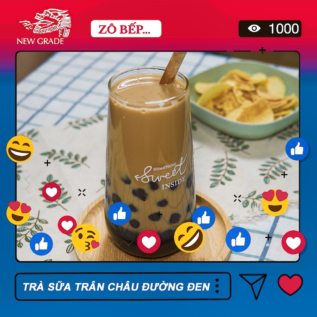CÁCH LÀM TRÀ SỮA TRÂN CHÂU ĐƯỜNG ĐEN
