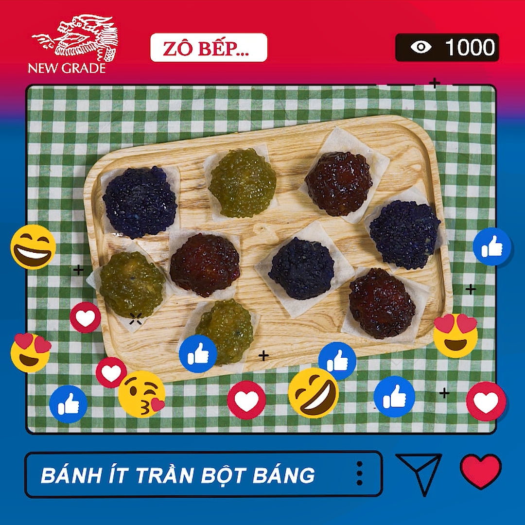 CÁCH LÀM BÁNH ÍT TRẦN BỘT BÁNG