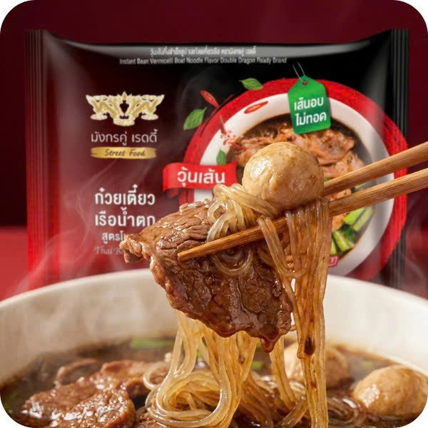 Miến Song Long Nấu 1 phút - Vị Mì Thuyền Thái (Gói)