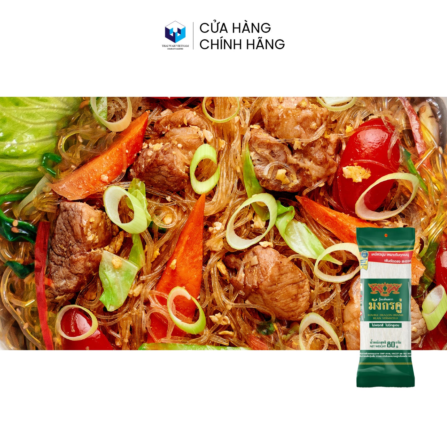 Miến đậu xanh Song Long 80 g