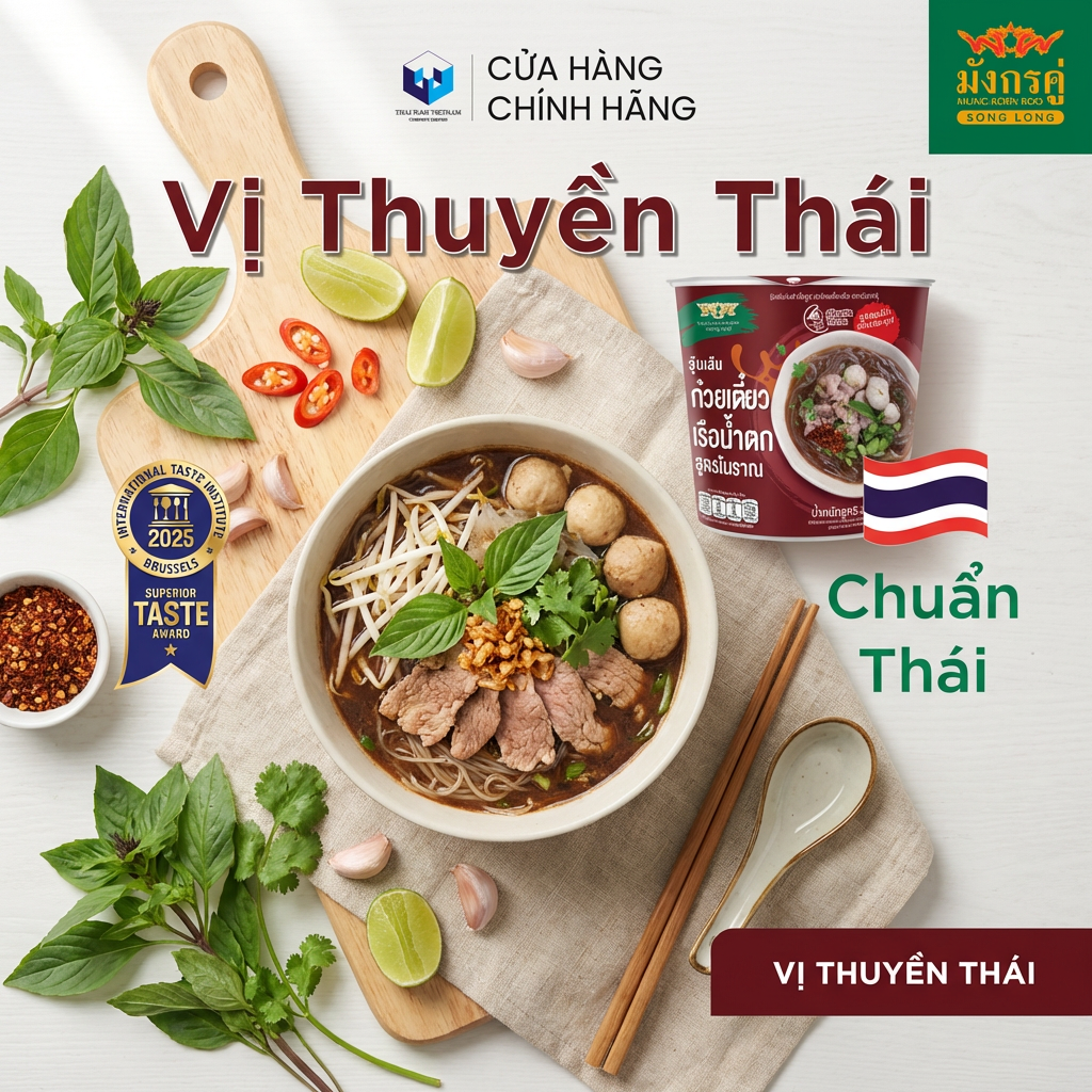 Miến ăn liền Song Long (vị Mì Thuyền Thái)