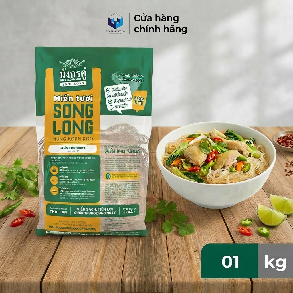 Miến Tươi Song Long 1 kg