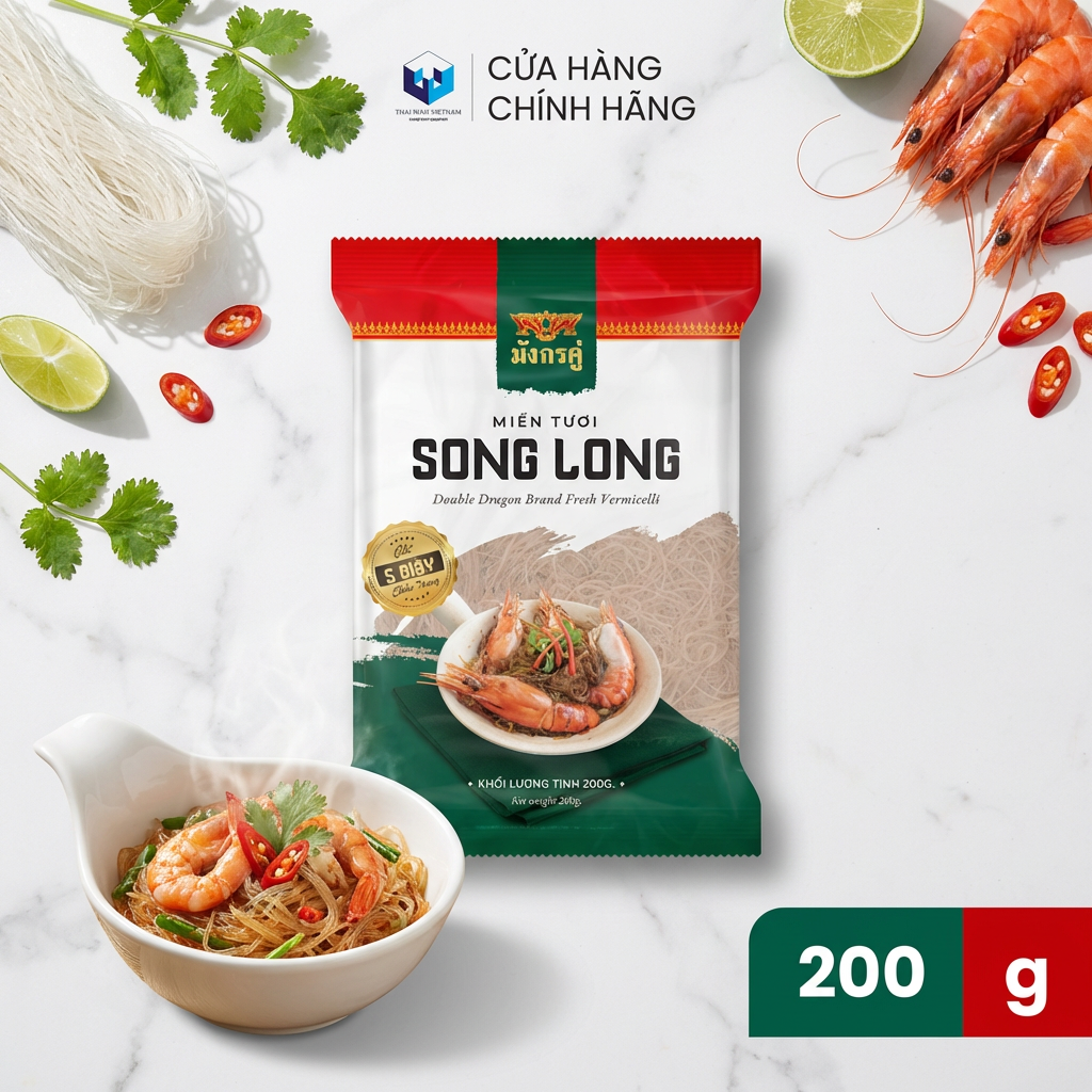 Miến Tươi Song Long 200 g