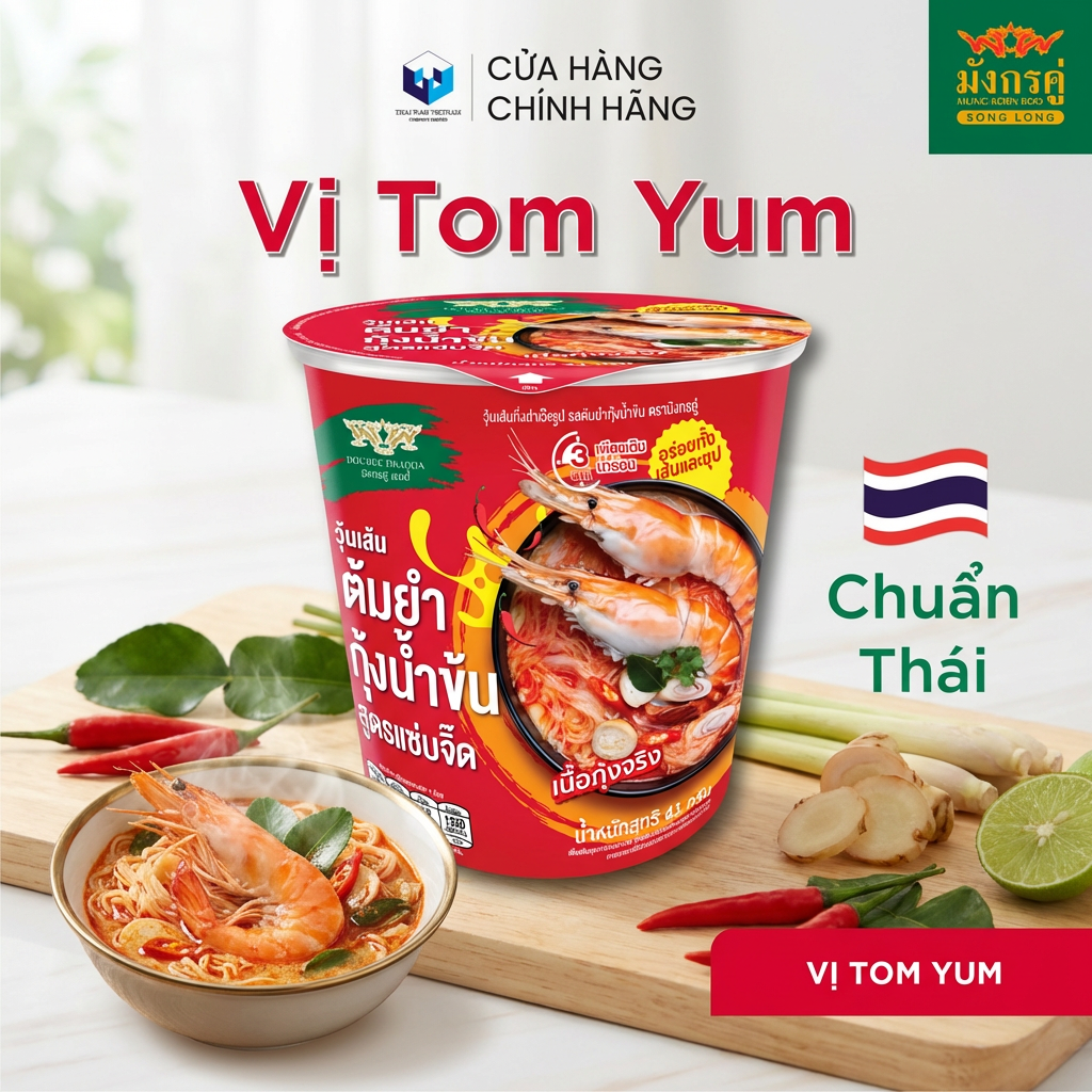 Miến ăn liền Song Long (vị Tom Yum)