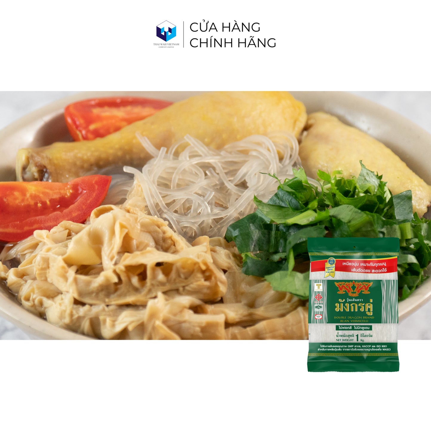 Miến Đậu Xanh Song Long 1 kg